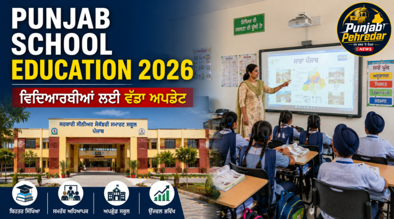 Punjab government school classroom - Lecturer Recruitment 2026
