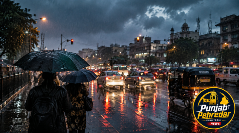 Punjab weather today heavy rain August 19 2026