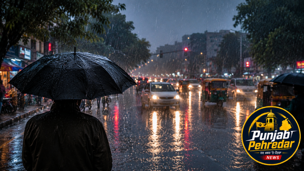 Punjab weather today heavy rain August 19 2026