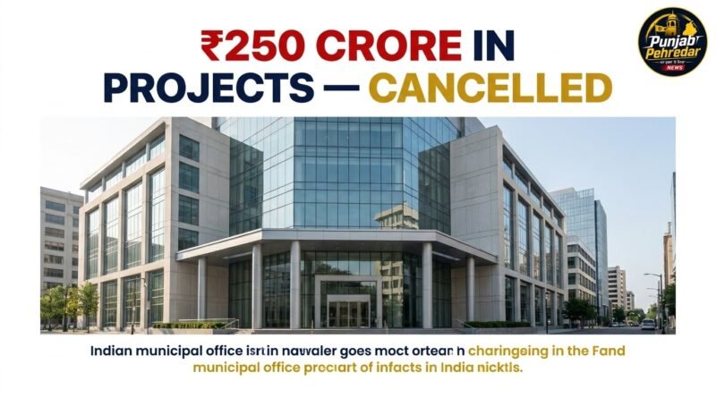 Chandigarh MC projects cancelled Rs 250 crore development agendas