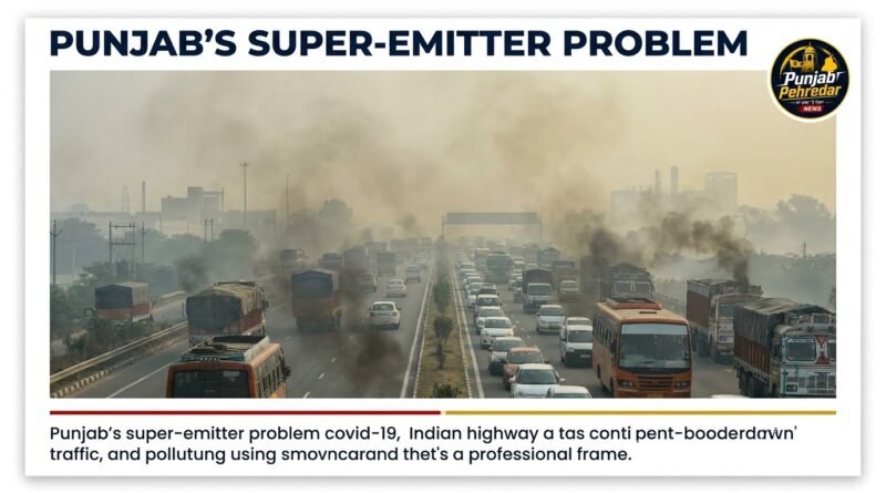 Punjab vehicle pollution study super-emitters traffic haze