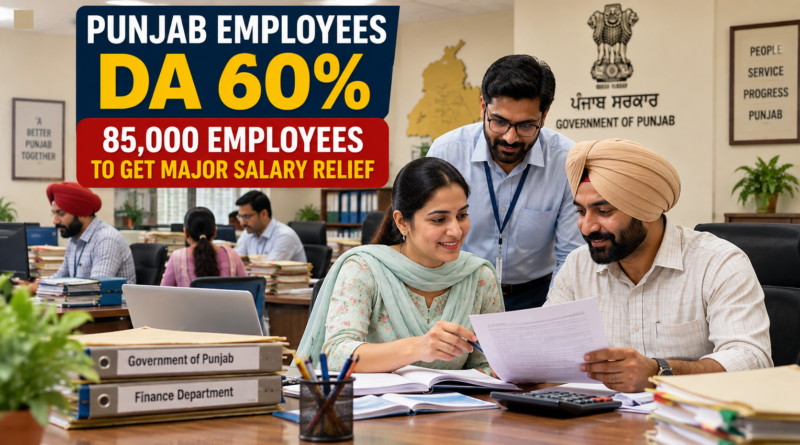 Punjab Employees DA 60% hike 2026